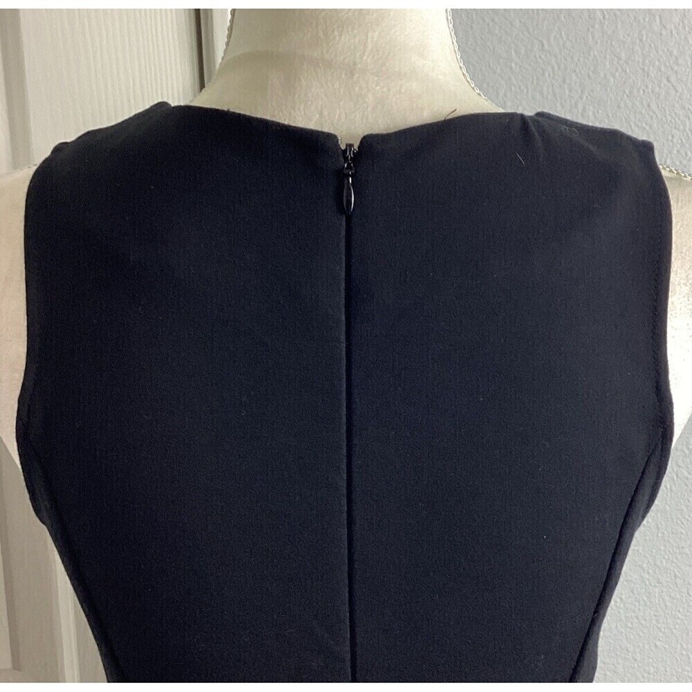 J. Crew Collection Black Paneled Sleeveless Eyelet Dress #A4897 Size 0 - Picture 9 of 12